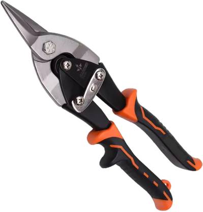 NIKTION Long Jaw Heavy Duty Sheet Metal Hand Steel Cutting Aviation Tin Snips Scissors Cutters Snippers Pliers Straight Cut 12 inch Metal Cutter