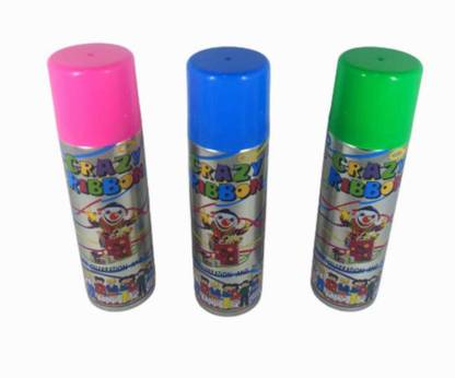 CICB Enjoy Thread Spray for birthday party & Decorations(Multicolur pack of 3) Snow Spray