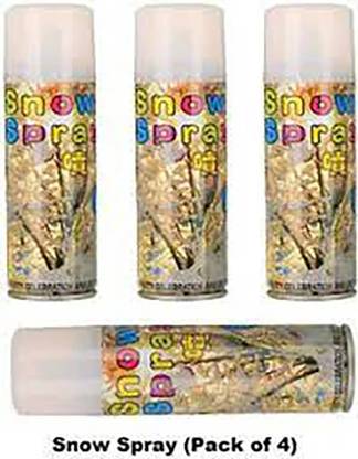 Reet Snow Spray Pack Of 4 Snow Spray (200 ml, Pack of 4) Snow Spray