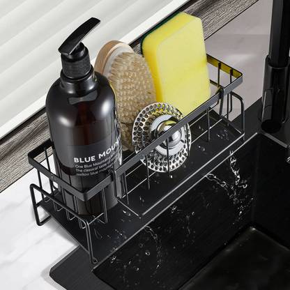Inovera Sponge Holder for Kitchen Sink - Dish Soap Brush Holding Rack Stand