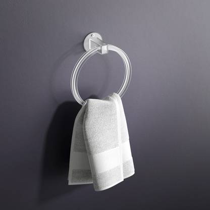 GLOXY Acrylic Towel Ring |Napkin Holder, Durable Bathroom Accessory, Modern Design