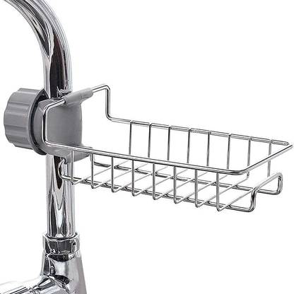 Rexmon Adjusting Faucet Scrubber Shelves - Kitchen Sink Tap Holder