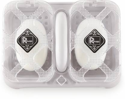 KORBOX 2 in 1 Plastic Soap Case Holder with Lid Clear Soap Container Box Home Shower