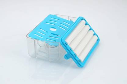 MD PRODUCT 2-In-1 Portable Rolling Soap Box Soap Bar Box Dispenser With Rubber Roller