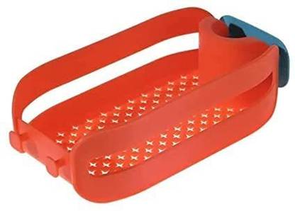 ANV Enterprise Plastic Faucet Drain Basket Shelf, Kitchen Sink Sponge Holder with Drainer
