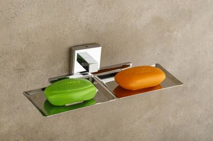 Well Set Multipurpose Bathroom & Double Soap Dish/soap case