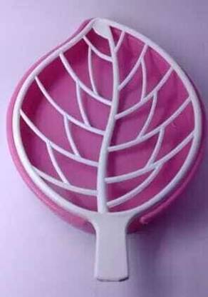 Radha Waterproof Plastic Beetel Leaf Shape Soap Holder with Draining Trayx2.95