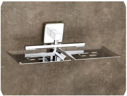 TERRITORY BATHROOM ACCESSORIES, HIGH-GRADE STAINLESS STEEL 304 DOUBLE SOAP DISH HOLDER