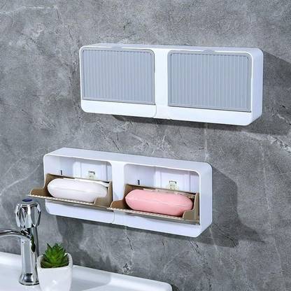JOVINENTERPRISE No-all Mounted DDrilling Wall Mounted Soap Box..