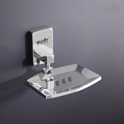GLOXY Stainless Steel Soap Holder/Stand for Bathroom Soap Case - Bathroom Accessories