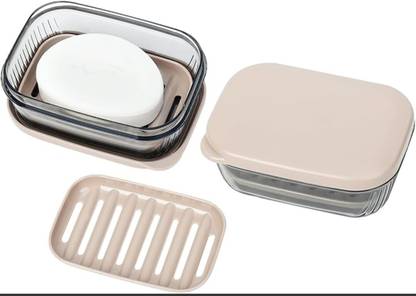 एलिटी SoapBox with Lid,Portable Bar Soap Holder for Traveling,Camping,Gym,Bathroom
