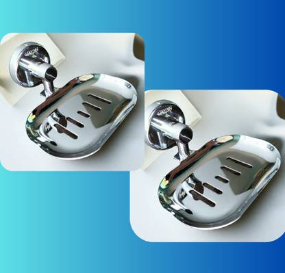HAYAN HAYAN_ Premium SOAP DISH COMBO- Best quality SS Material (With mounting items).