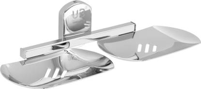 UBH Double Soap Holder Luxi, Stylish Square Design, Anti Rust & Corrosion Free