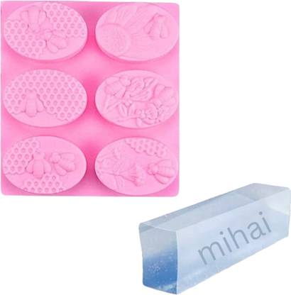 mihai Glycerin Soap Base Bar For Soap Making WITH HONEY MOLD