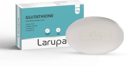 Larupa Skin Brightening Soap with Glutathione and Kojic Acid For Dark spots and Melasma