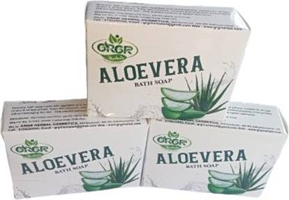 GRGR Aloevera katrazhai soap pack of 3