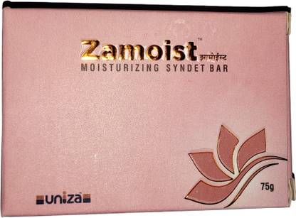 Discover Marketing Uniza | Zamoist Moisturizer Syndet Bathing Bar | 75 Gm | Pack Of Two