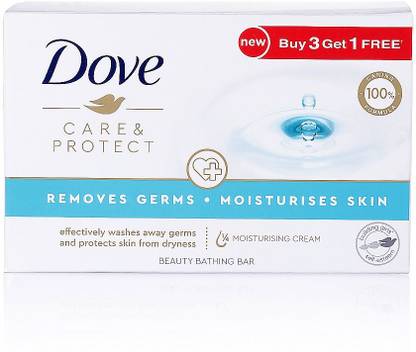 DOVE Care & Protect Moisturising Cream Beauty Bathing Bar