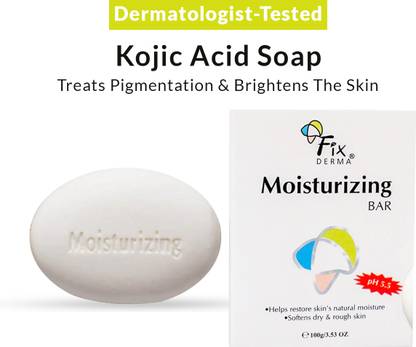 Fixderma Moisturizing Bar Soap Hydrates & Nourishes Dry & Rough Skin For Men & Women