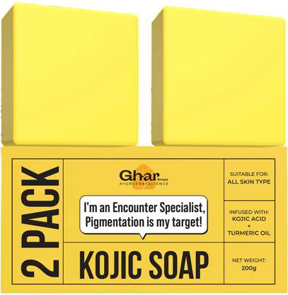 GharSoaps GharSoaps GharSoaps Glow Bar Kojic Acid