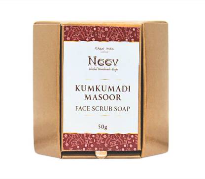 Neev Kumkumadi Masoor Face Scrub Soap