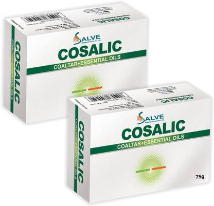 salve Coal Tar Soap Gentle Body Face Cleansing Soap Bergamot Jojoba & Aloe vera