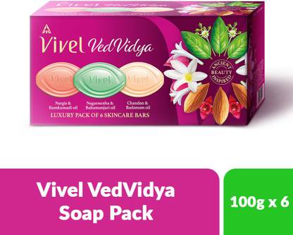 Vivel VedVidya Luxury Skincare Soaps for Soft, Even-toned & Glowing Skin