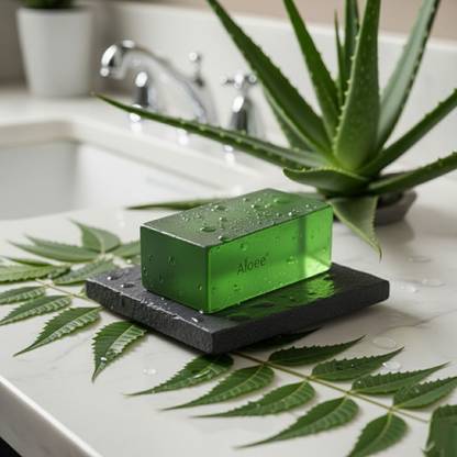 ALOE E Natural Neem and Aloevera Transparent Soap Base