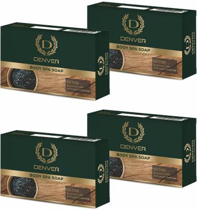 DENVER Body Spa Soap DETOX Enriched With Activated Charcoal