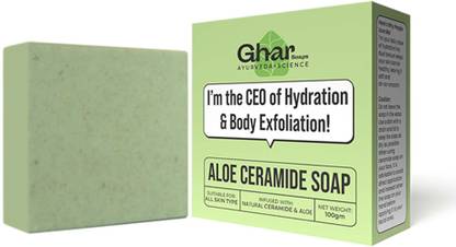 GharSoaps Natural ceramide with Aloevera | For Hydration, Deeply Nourishes|