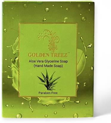 Golden Treez AloeVera Handmade Soap For Anti Wrinkle Natural Soap Pack of 1
