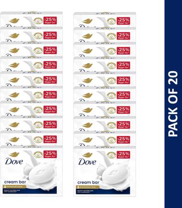 DOVE Cream Beauty Bar - Soft, Smooth, Moisturised Skin (case pack)