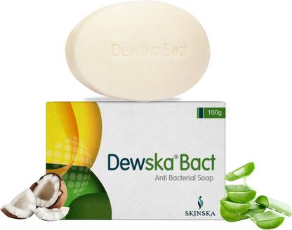 Dewska Anti-Bacterial Bathing Soap with Tea Tree, Turmeric Oil & Shea Butter