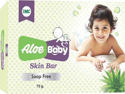IMC Aloe Baby Skin Bar Soap Free | Soft Skin, Rash-Free, No Eye Irritation
