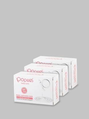 Popees Baby Bathing Bar with pH 5.5 - Pack of 3