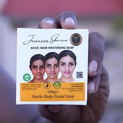 Lucacci Skincare Kojic Skin Whitening Soap for Women & Men (100gm)