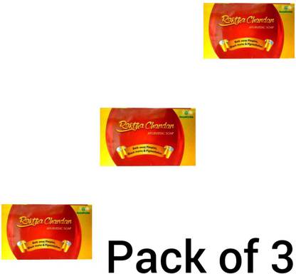 Nagarjuna RAKTHA CHANDAN SOAP 75GM 3pc