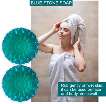 Groovy Elderberry Elixir Blue Stone Bathing Soap (100GM) (PACK OF 2)