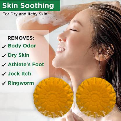 CHITAKSH Turmeric Treat Kesar Bath Bar (100GM) (PACK OF 2)