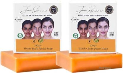 Jiore Skincare Sinche Kojic Soap for Fresh, Clean Skin Combo Set