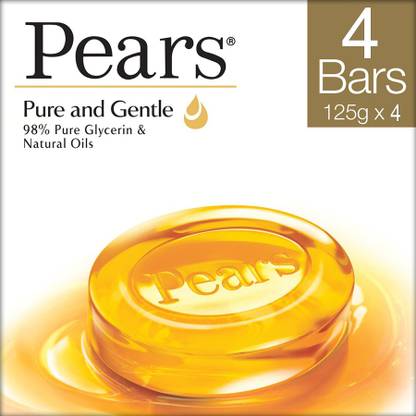 Pears Pure & Gentle Soap Bar ,Paraben-Free For Soft Skin