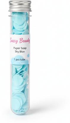 sassy beauty Tube Paper Soap for Travel – Compact, Disposable & Hygienic Hand Wash