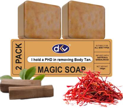 DKV Magic Soap Sandal Wood And Saffron for DeTan Soap