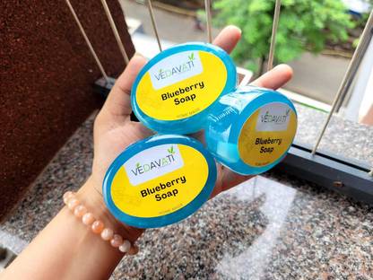 VEDAVATIENTERPRISE Uri Vedavati Blueberry Handmade Soap|Natural Glycerine&Aroma Oils|For Soft Skin