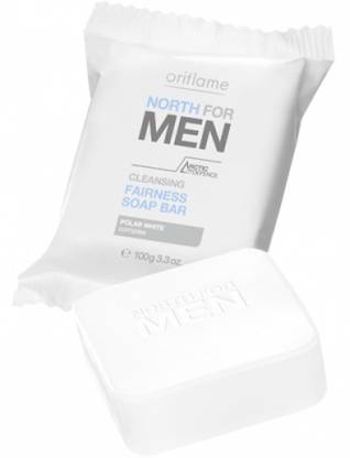 Oriflame North For Men - Cleansing Fairness Soap Bar, 100G Each (Set Of 4)