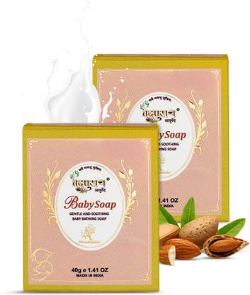 VEDPURAN Baby Soap | Ayurvedic Handmade Organic Bath Soap