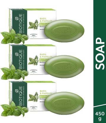 BIOTIQUE Basil and Parsley Revitalizing Body Soap