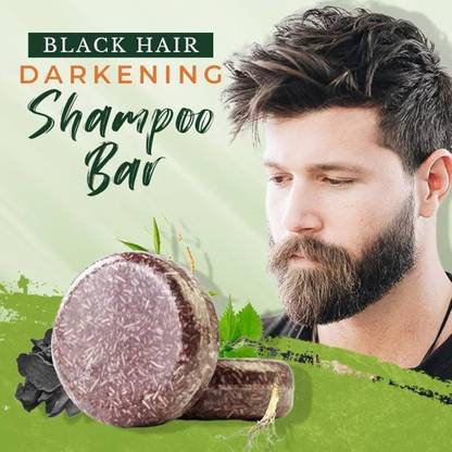 G CUT Beard Darkening Shampoo Bar -100% Natural Hair Darkening Shampoo Soap