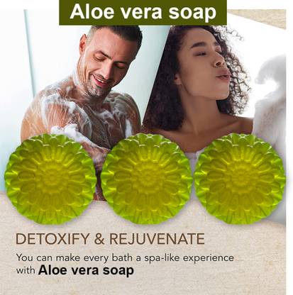 Groovy Aloe Vera Soap with Turmeric (100GM) (PACK OF 3)