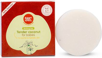 Root and Soil Tender Coconut Absolute Bathing Bar for Babies (0+ Months)
